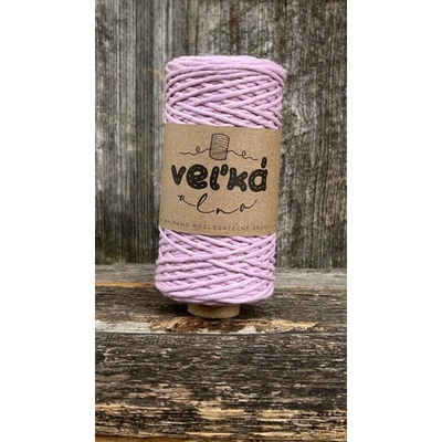 Velká vlna Macrame 1,5mm Šeřík