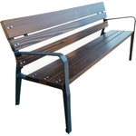 NIKA ДЪРВЕНА ГРАДИНСКА ПЕЙКА 180 x 66 x 83 (1750/C)