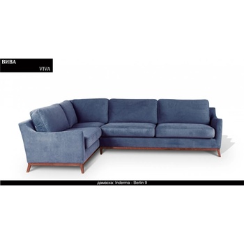 Image 1 of Rudi-an Ъглов диван Viva BM, букова рамка, силиконов пух на гранули