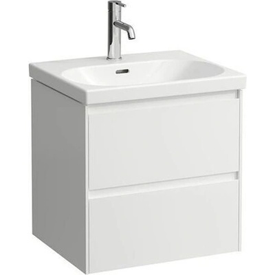 Laufen Lua skříňka s umyvadlem 55x46x56,7 cm, 2x zásuvka, bílá mat H6000802601042