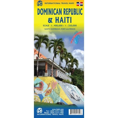 mapa Dominikánská rep.Haiti ITM voděodolná