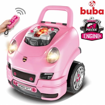 Buba Детски интерактивен автомобил/игра Buba Motor Sport в розово