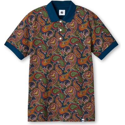 Pretty Green Блуза с яка Pretty Green Men's Paisley Short-Sleeve Polo Shirt - Multi