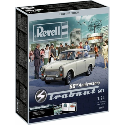 REVELL Gift-Set auto 05630 60th Anniversary Trabant 601 1:24