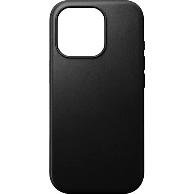 Nomad Гръб Nomad Modern Leather case за iPhone 16 Pro - Черен