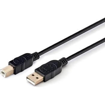 Image 1 of Manhattan Кабел Manhattan, USB Type A(м) към USB Type B(м), 3m, черен