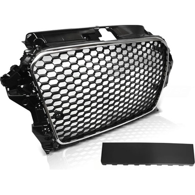 Predná maska Audi A3 8V 12-16 RS3 Style Black Chrome