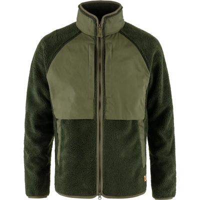 Fjällräven Мъжко ежедневно яке Fjällräven Vardag Pile Jacket Fleece jacket - Deep Forest / Laurel Green (005-4839-0312)
