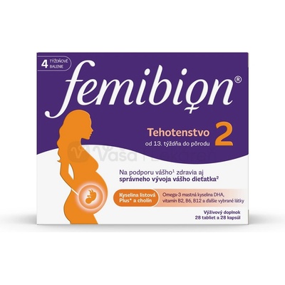 Femibion 2 Těhotenství 56 tabliet + 56 tabliet