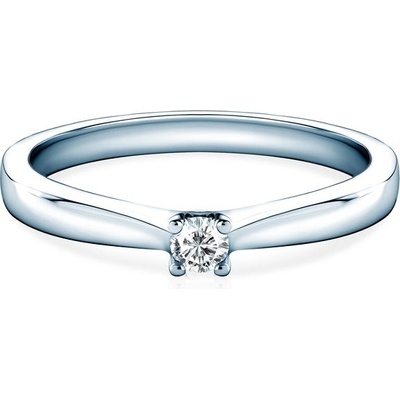 Savicki Zásnubný prsteň biele zlato diamant SAV0238D6 B