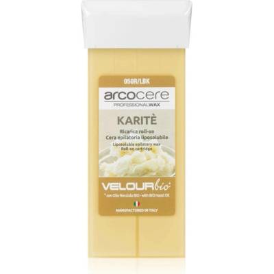 Arcocere Professional Wax Karité epilační vosk roll-on náhradní náplň 100 ml