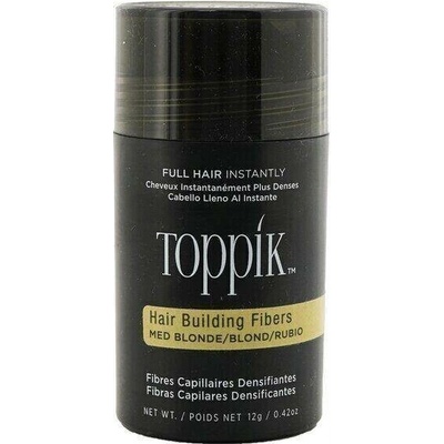 Toppik Hair Building Fibers Zahušťovací vlákna na vlasy a vousy středně blond 27 g