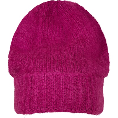 Urban Classics Шапка бийни в тъмно розов цвят Acrylic Angora Beanie UB-1503A-00106 - Розов, размер one size
