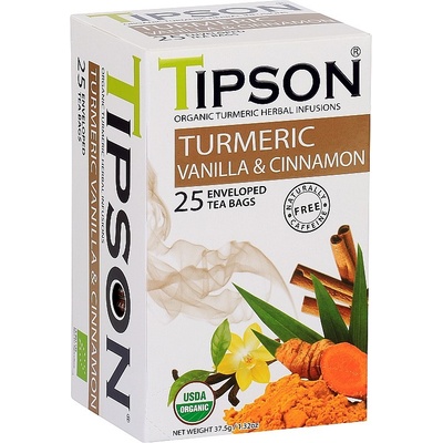 Tipson Tea Turmeric & Vanilla Cinnamon 25 x 1,5 g