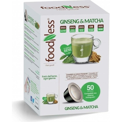 FoodNess Ženšen & Matcha čaj do Dolce Gusto 50 kusov