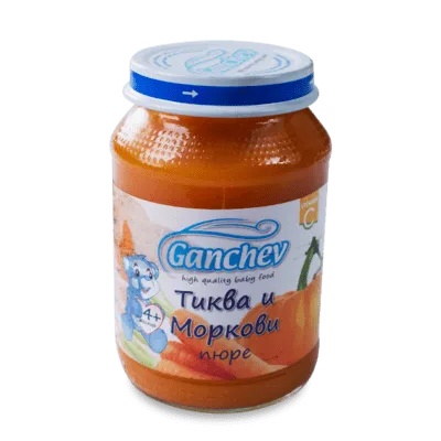 Ганчев пюре Тиква и моркови