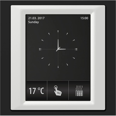 ELKO EP RF Touch-W Сензорно устройство за управление Черна(пластмаса) Лед-металик Бял (RFTW-ABL-BIC-CWH)