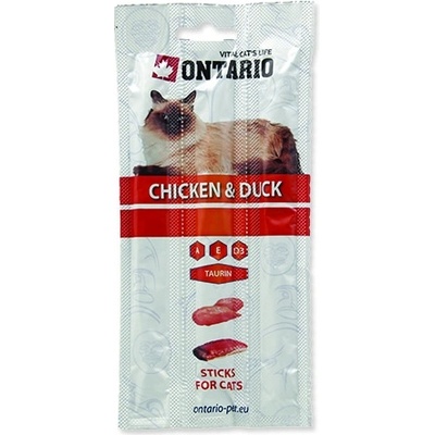 Ontario Stick for Cats Chicken & Duck 3 x 50 g