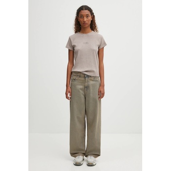 MM6 Maison Margiela Тениска с вълна MM6 Maison Margiela в бежово S52GC0357. M20122.809 (S52GC0357.M20122.809)