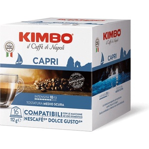 KIMBO Capri, кафе капсули съвместими с Dolce Gusto 16 бр. в кутия