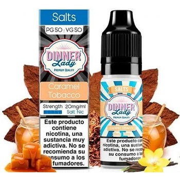 Image 1 of Dinner Lady Caramel Tobacco 10ml 20mg