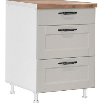 Matis Кухненски шкаф долен с три чекмеджета contempo d60 3f пясък