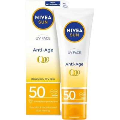 Nivea Sun Слънцезащитен крем за лице, SPF50, 50 ml