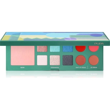 PUPA Milano Pupart S мултифункционална палитра за очи и устни GREEN 11.4 гр