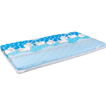 Image 1 of Lorelli Матрак Lorelli - Holiday, 70 х 140 х 10 cm, светлосин с овчици (1016006)