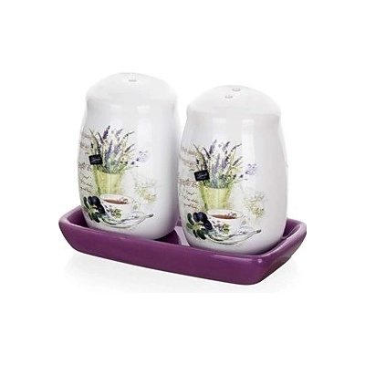 BANQUET Sada soľnička a korenička LAVENDER