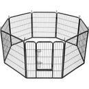 Malatec 9041 Kovová ohrádka pre psíkov a šteniatka 8dielna 80 x 80 cm