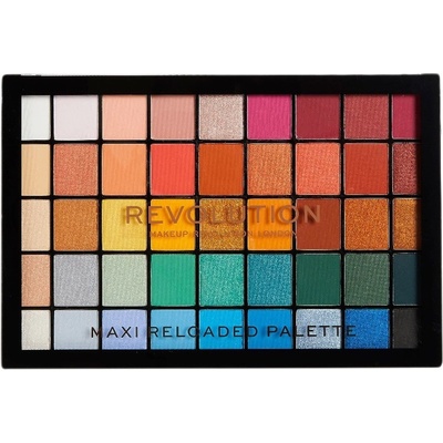 Makeup Revolution Maxi Reloaded Palette paletka pudrových očních stínů Big Shot 45 x 1,35 g