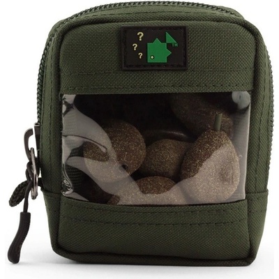 Thinking Anglers Pouzdro Olive Clear Front Zip Pouch