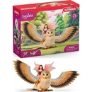 Schleich 70713 Elfí víla na třpytivé sově