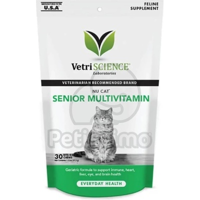 VetriScience Vetri Science Nu Cat Senior Multivitamin дъвчащи таблетки 30 бр таблетки