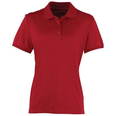 Premier Workwear Dámske polo tričko PR616 Burgundy