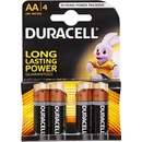 Primárne batérie Duracell Basic AA 4ks 10PP100001