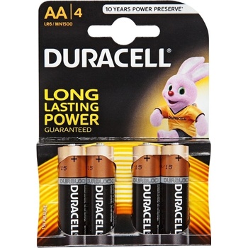 Duracell Basic AA 4ks 10PP100001