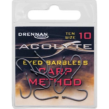 Drennan háčky Acolyte Carp Method Barbless vel.10