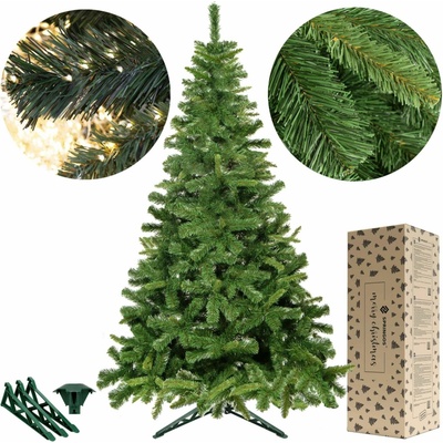 SPRINGOS Vianočný stromček Jedľa zelená 180 cm