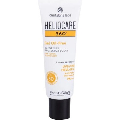 Heliocare 360° Oil-Free SPF50 слънцезащитен гел 50 ml унисекс