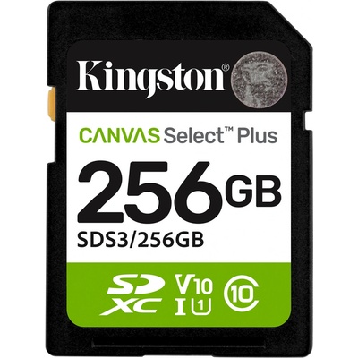 Kingston SDXC 256GB Canvas Select Plus SDS3/256GB