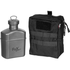 Fox Outdoor Products Бутилка Fox Outdoor Field, приблизително 1 л, титан (33260)