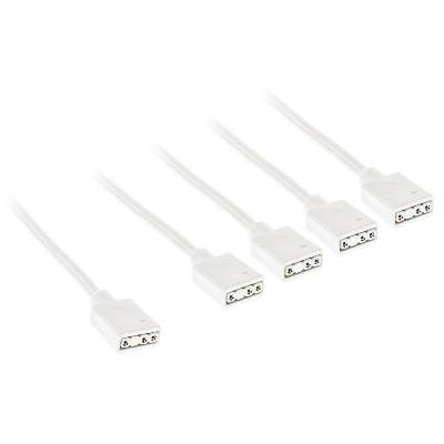 Кабел Kolink ARGB 1-4 Сплитер - 30 cm Бял (KOLINK-AC-ZUAD-1629)