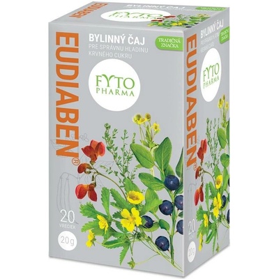 FYTO EUDIABEN diabetické ČAJ 20 x 1 g