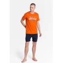 Henderson 388867 pánské pyžamo krátké oranžové