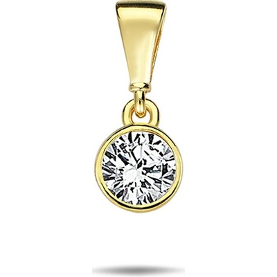 JVD Dámský zlatý přívěsek se zirkonem ryz. ZP0281XJ70 4400