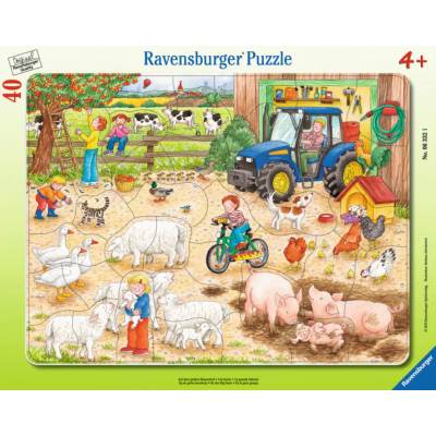 Ravensburger - Puzzle On the Big Farm - 40 - 99 piese