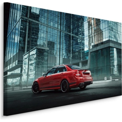 MyBestHome BOX Plátno Červené Auto Ve Městě Varianta: 100x70