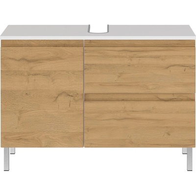 Germania Бял шкаф под умивалника от дъб 80x56 cm Torrance - Germania (4331-559)